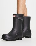 [Hunter] Hunter original short gumboots in black 39 BLACK