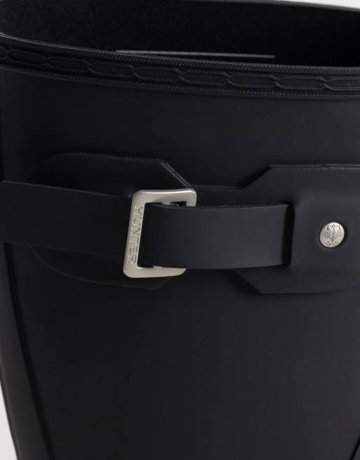 Hunter Original short gumboots in black, 3 of 4