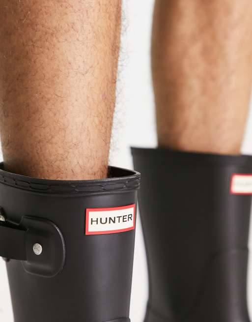 Short hunter boots deals matte black