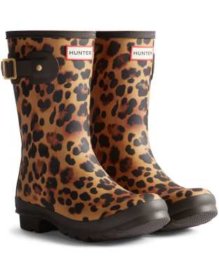  Original short leopard boot coloured