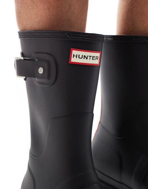 HUNTER Stivali Tronchetti Trapuntati Donna - Modello Verticale Breve, Colore Nero, Taglia 37 EU - 3