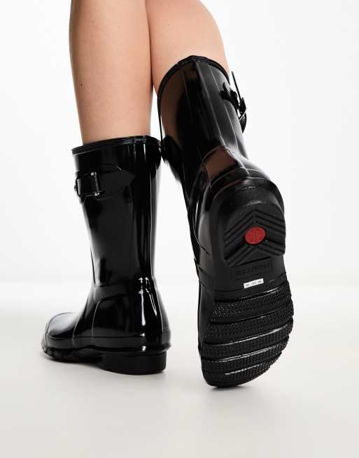 Hunter Original Short Wellington in Black | ASOS