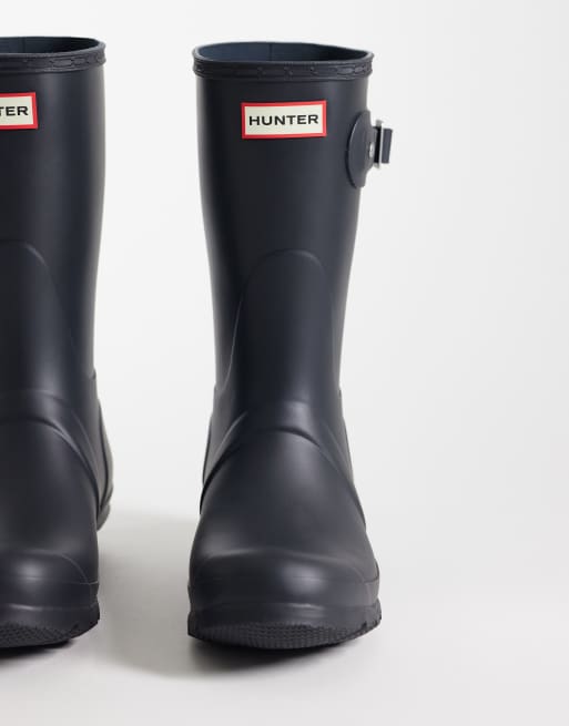 Hunter - Original - Stivali da pioggia bassi blu navy, 4 di 4