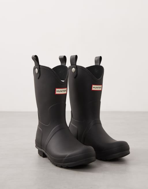 Hunter - Original - Stivali da pioggia stile cowboy neri, 3 di 4