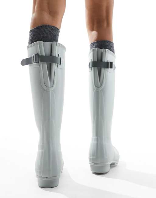 Light grey clearance hunter boots