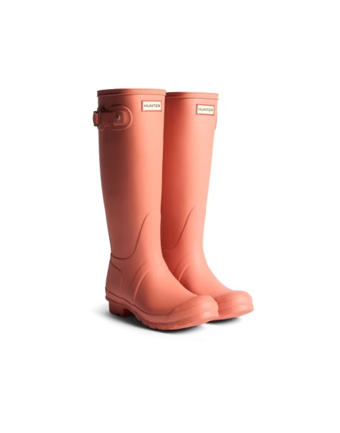 Hunter Original tall boot in peach - view 1