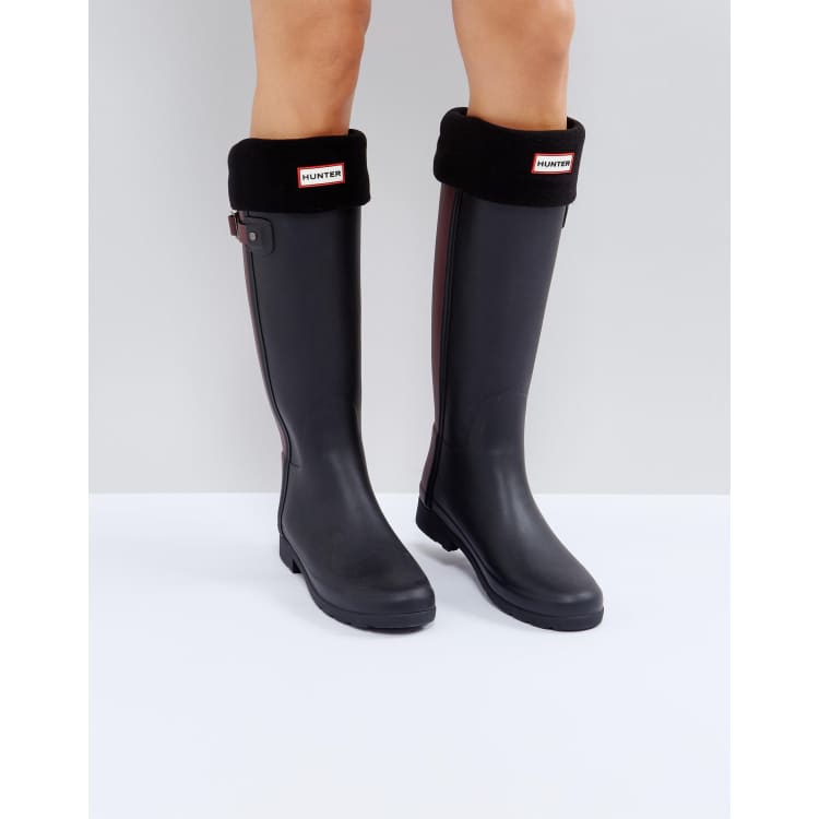 Hunter tall store rain boot socks