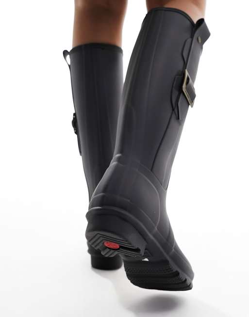 Tall black hunter boots on outlet sale