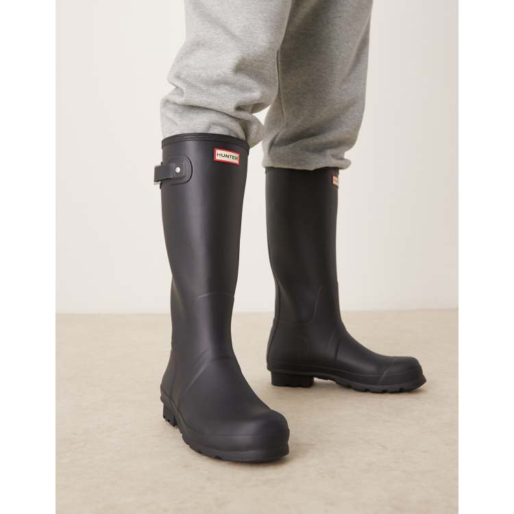 Hunter Original tall wellington boot in navy | ASOS