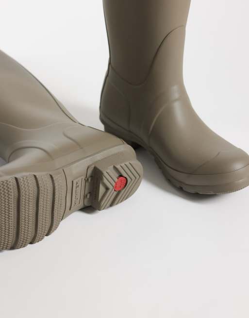 Hunter Original tall wellington boots in kettle, 3 of 4