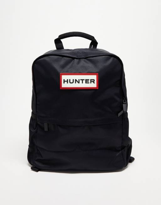 Hunter Original Zip Nylon Backpack in Black ASOS