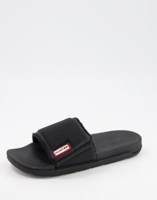 Hunter Originals adjustable sliders in black