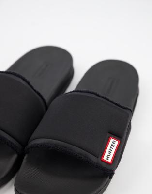 hunter sliders black