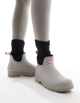  Play Chelsea Neoprene Boot in Grey & Black