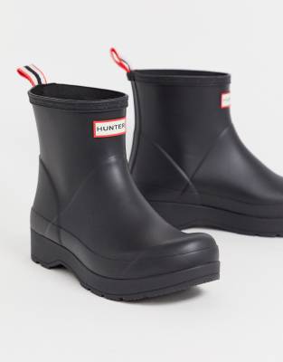 Hunter play short boots in black