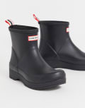[Hunter] Hunter Play short boots in black 47 BLACK