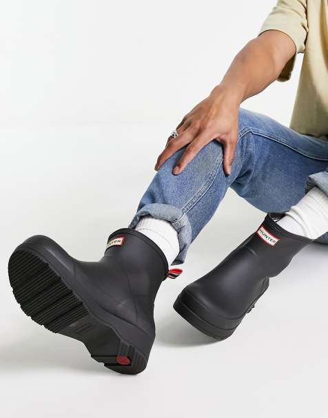 Hunter play short boots in black - view 1