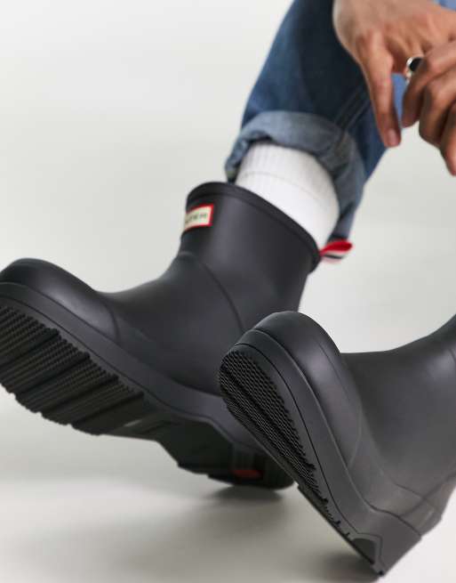 Hunter Play short boots in black