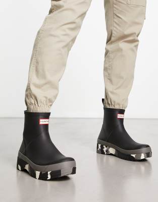 Hunter - Play Short Color - Bottines avec semelle effet éclaboussures ...