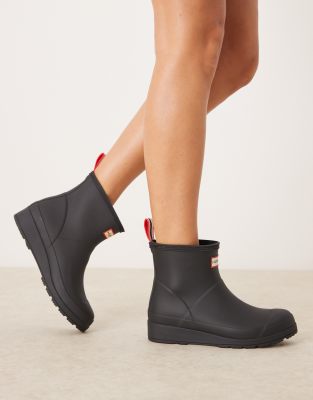 Hunter Play wellington boots in black