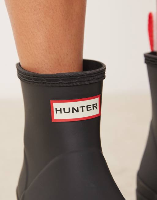 Hunter Play wellington boots in black