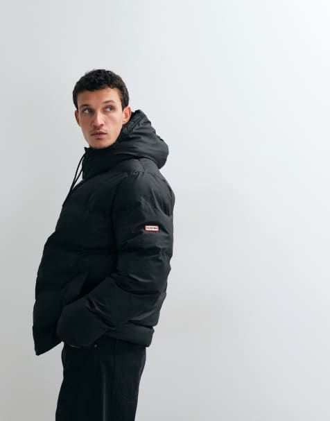 Hunter puffer-jakke i sort - view 1
