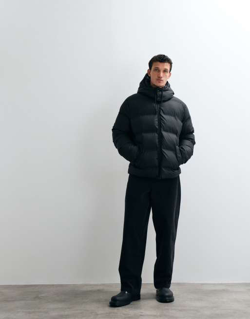 Hunter puffer-jakke i sort, 2 af 5