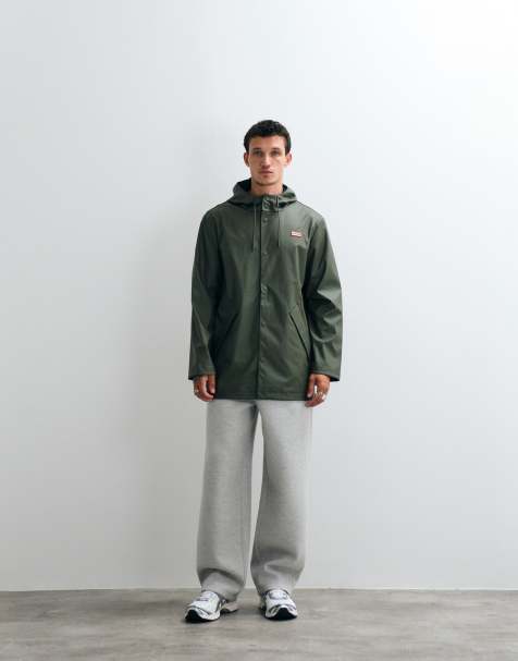 Hunter Raincoat in olive - view 1