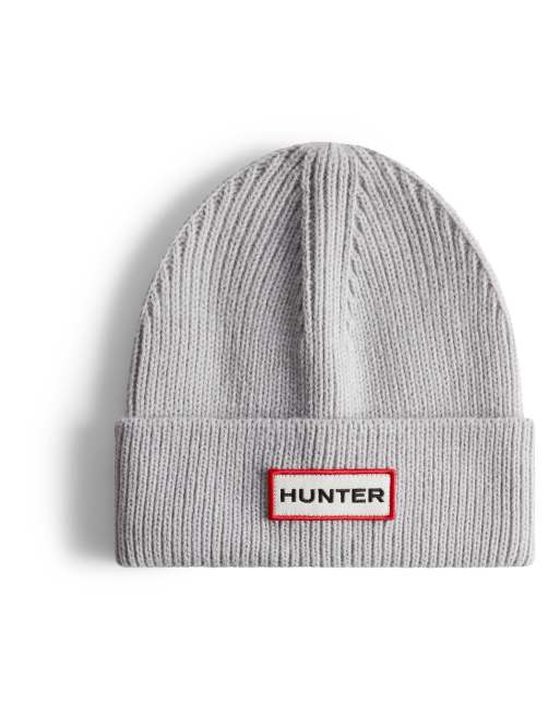 Hunter scarf and hat gift set in grey, 2 of 3