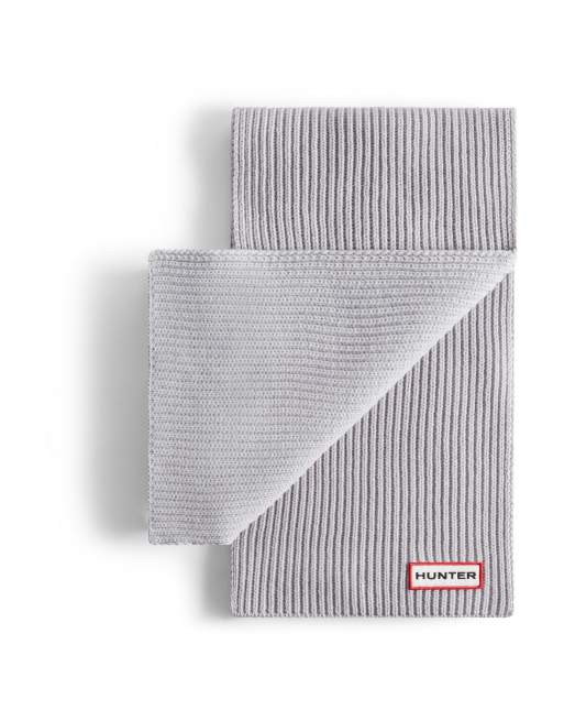 Hunter scarf and hat gift set in grey, 3 of 3