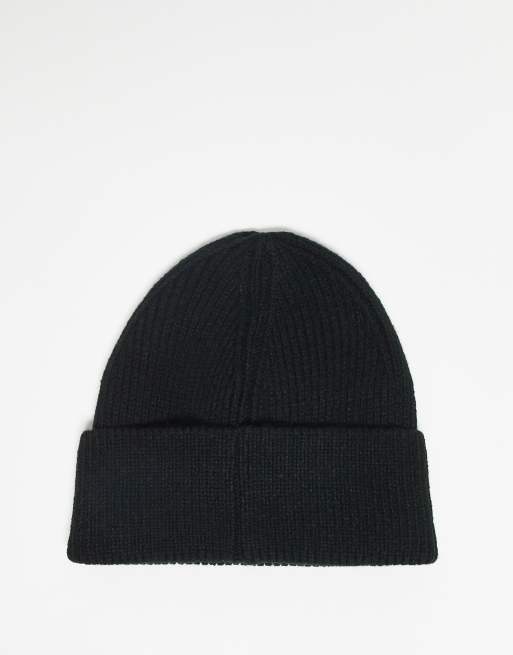 Hunter – Svart, ribbad mössa i unisex-modell, 2 av 3