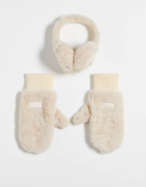 Hunter - Unisex - Cremehvidt sæt med ørevarmere og luffer - view 1