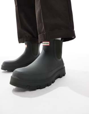 Hunter - Unisex - Elements - Chelsea-Stiefel in Khaki-Grün