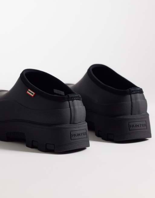 Hunter Unisex Elements clog in black, 4 of 4