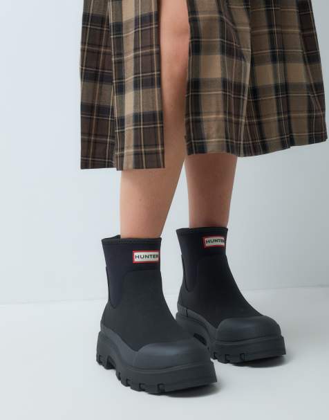 Hunter Unisex Elements neoprenowe kalosze Chelsea w kolorze czarnym - view 1