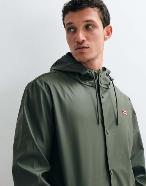 Hunter unisex giacca impermeabile verde oliva, 2 di 5