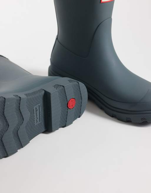 Hunter unisex wysokie kalosze Downpour w kolorze turkusowym, 3 z 4