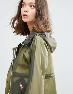 hunter rain coat