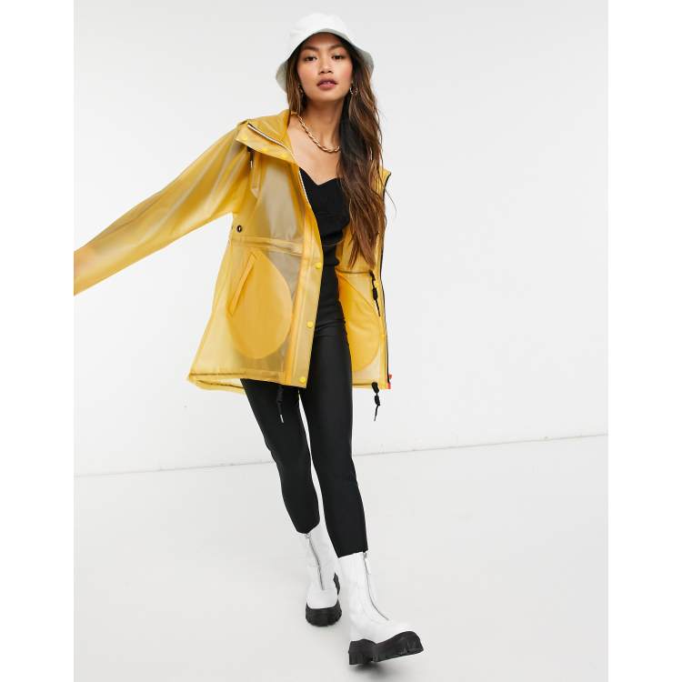 Hunter 2025 raincoat yellow