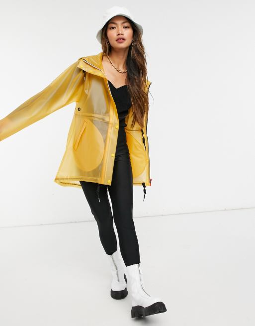 Womens deals yellow coat