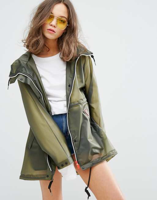 Asos hunter sale raincoat