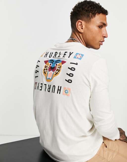 Hurley - Bengal - Maglietta a maniche lunghe color crema