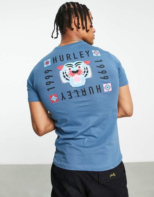 Hurley Bengal T-shirt in blue