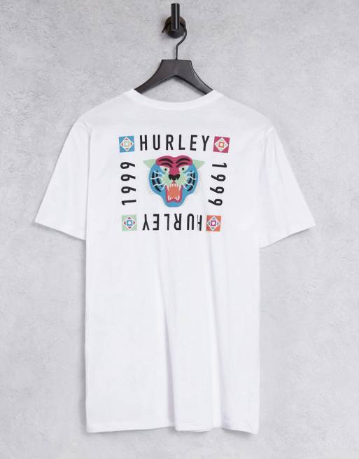 Hurley – Bengal – T-Shirt in Weiß