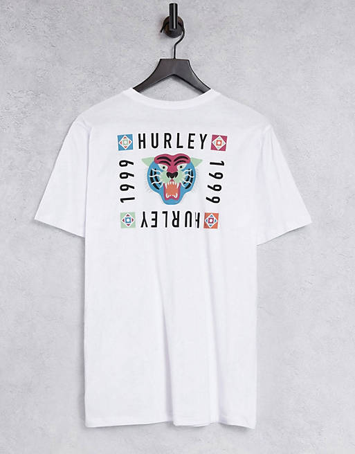 Hurley Bengal t-shirt in white