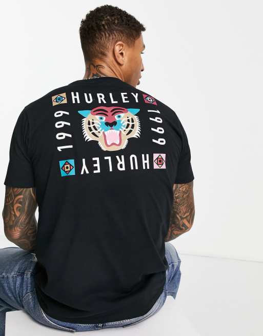 Hurley - Bengal - T-shirt - Noir