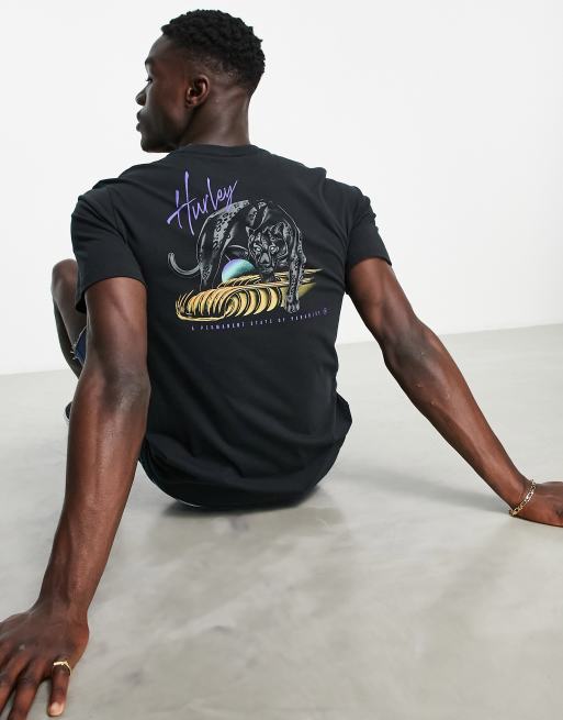 Hurley – Big Kat – Czarny T-shirt