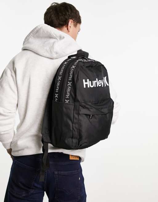 Hurley – Czarny plecak z taśmą, 4 z 4