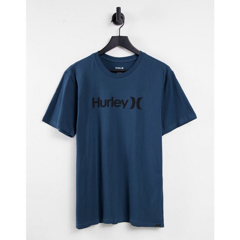 oTur4 Uomo Hurley - Everyday One and Only Seasonal - T-shirt blu navy
