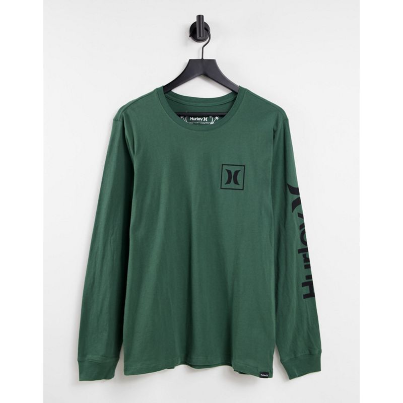 Hurley - Everyday One and Only - T-shirt a maniche lunghe verde